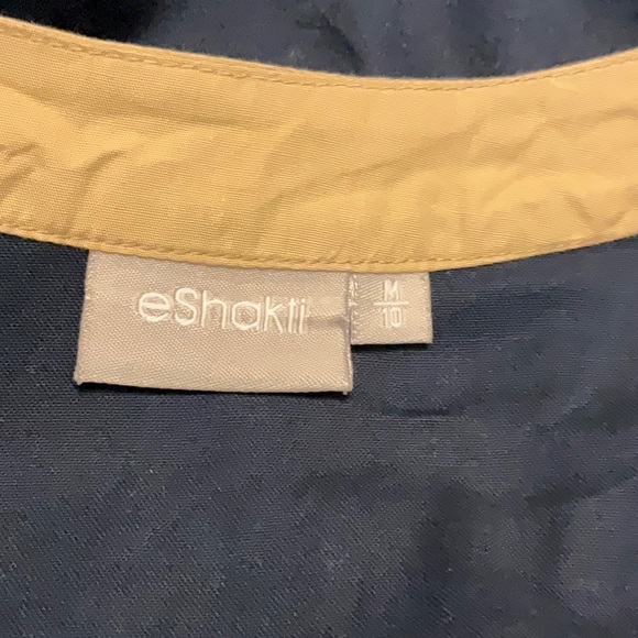 eShakti Women’s Navy 1940 Reproduction Wiggle Dress Size 10/Medium - Picture 9 of 11